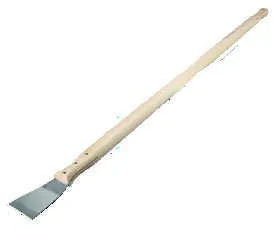 Premium Ekstra Uzun Saplı Kazıyıcı 100 cm - Kavisli 8 cm